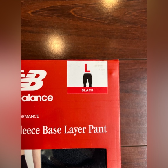 New Balance Heavyweight Grid Fleece Pant Base Layer 3.0 Mens Large Black New - Picture 11 of 16